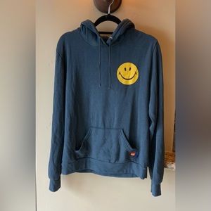 UNISEX AVIATOR NATION SMILEY HOODIE SIZE LARGE